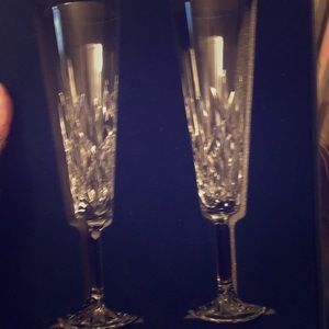 Tiffany and Co Champaign flutes